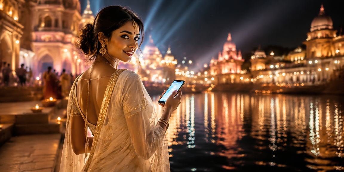 Mobile payment using UPI in Lucknow during evening